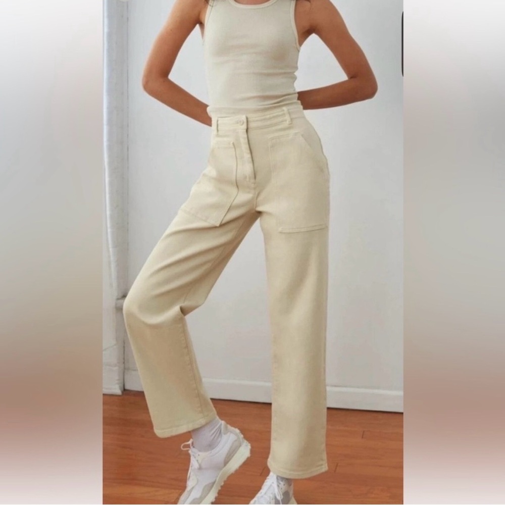 Aritzia Wilfred Free Modern Women’s Utility Pants in Birch Size 0